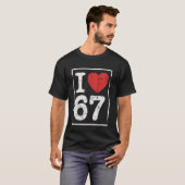 Ik hou van Six Seven T-shirt (Voorkant volledig)