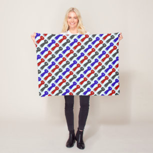 Ik hou van sjaals! fleece deken