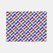 Ik hou van sjaals! fleece deken (Voorkant (Horizontaal))