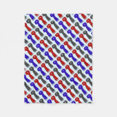 Ik hou van sjaals! fleece deken (Voorkant)