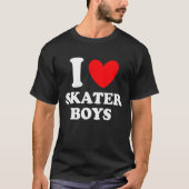 Ik hou van skaterboys t-shirt (Voorkant)