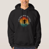 IK HOU VAN SKIËN EN MISSCHIEN 3 MENSEN HOODIE (Voorkant)