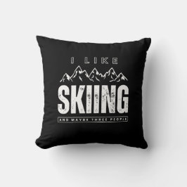 Ik hou van skiën en misschien drie mensen citeren kussen