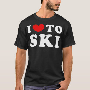 Ik hou van skiën Ik hou van skiën T-shirt