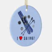 Ik hou van Skien! Keramisch Ornament (Rechts)