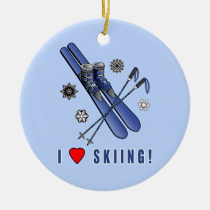 Ik hou van Skien! Keramisch Ornament
