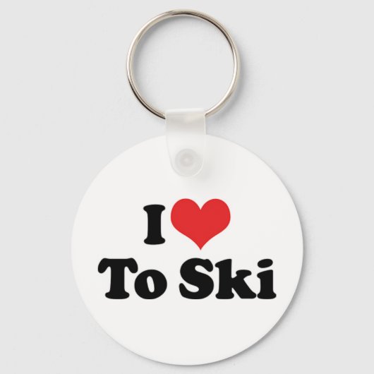 Ik Hou Van Skien Sleutelhanger (Voorkant)