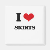 Ik hou van Skirts Magneet (Voorkant)