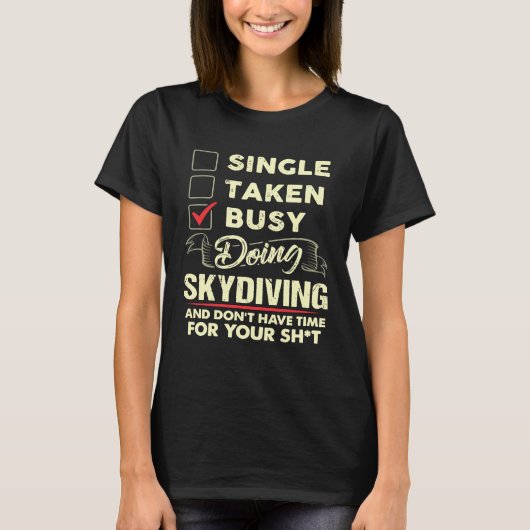 IK HOU VAN SKYDIVING 1 T-SHIRT (Voorkant)