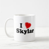 Ik hou van Skylar Koffiemok (Links)