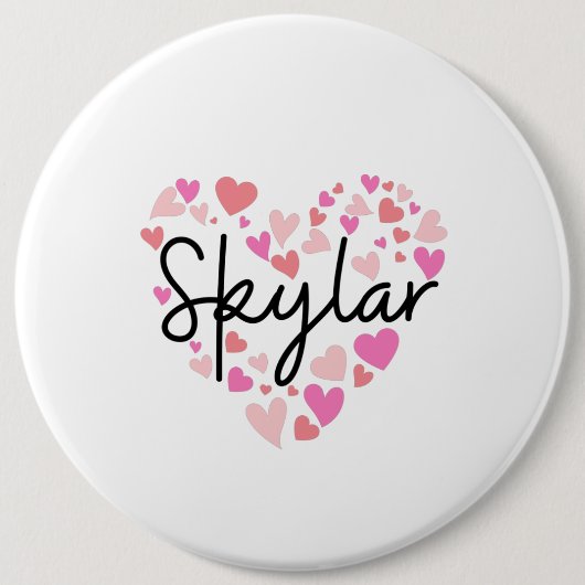 Ik hou van Skylar Ronde Button 6,0 Cm (Voorkant)