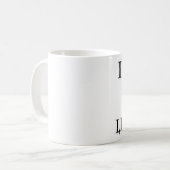 Ik hou van sla koffiemok (Voorkant links)