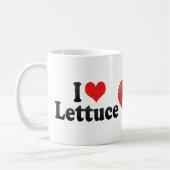 Ik hou van sla koffiemok (Links)