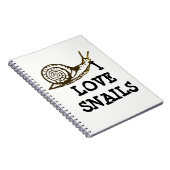 Ik hou van slakken notitieboek (Rechterzijde)