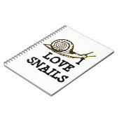 Ik hou van slakken notitieboek (Linkerzijde)