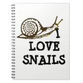 Ik hou van slakken notitieboek (Voorkant)