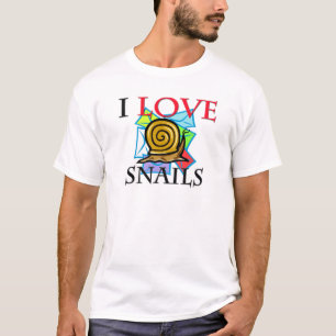 Ik hou van slakken t-shirt