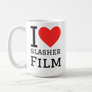 Ik hou van slasher film koffiemok