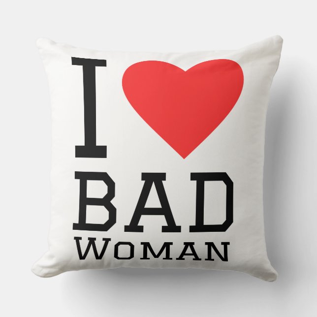 Ik hou van slechte vrouw kussen (Voorkant)