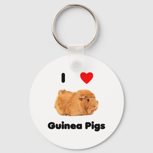 Ik hou van Sleutelhanger cavia's (Voorkant)