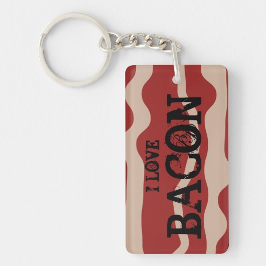 Ik hou van sleutelhanger van varkensvlees (Voorkant)