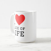 Ik hou van slice of life koffiemok (Voorkant links)