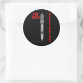 Ik hou van Slickline, Draadlijnolie, Olieveld, Sti Ronde Sticker (Tas)