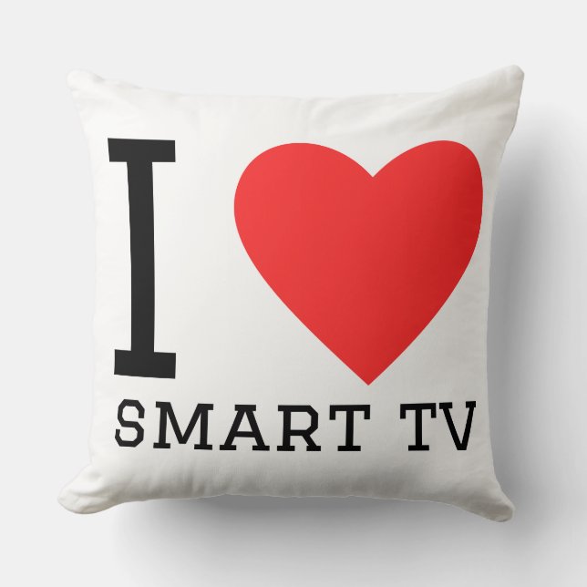 Ik hou van slimme tv kussen (Voorkant)