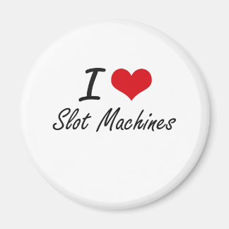 Ik hou van Slot Machines Magneet