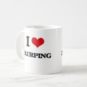 Ik hou van Slurping Koffiemok (Voorkant links)