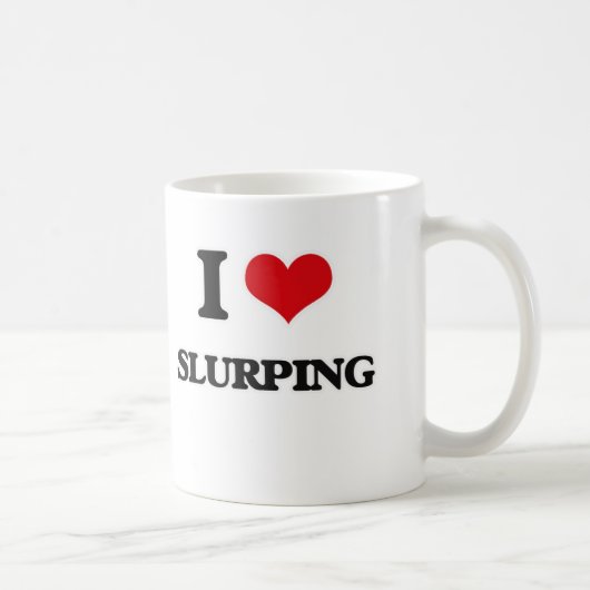 Ik hou van Slurping Koffiemok (Rechts)