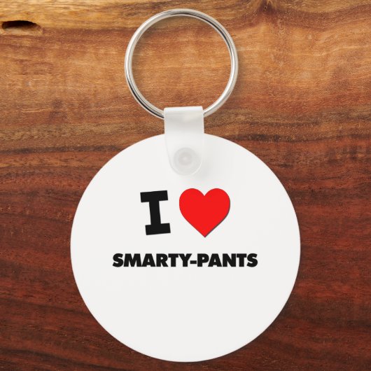 Ik hou van Smarty-Pants Sleutelhanger (Voorkant)