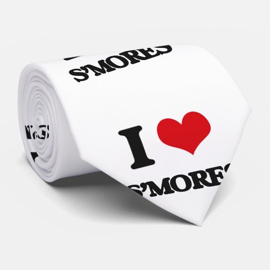 Ik hou van S'Mores Stropdas (Opgerold)