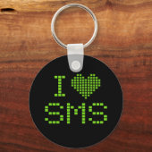 Ik HOU VAN SMS - sleutelhanger (Voorkant)