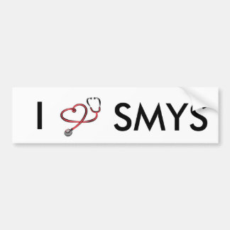 Ik hou van SMYS Bumpersticker.  Lori Chenard Insis Bumpersticker