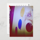 Ik hou van Snailmail - Ballonnen Briefkaart (Voorkant / Achterkant)