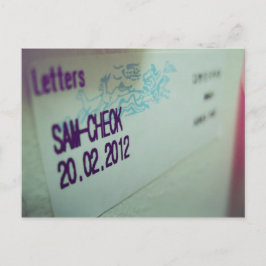 Ik hou van Snailmail - brief van Korea Briefkaart