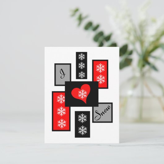 Ik hou van sneeuw (Staand voorkant)