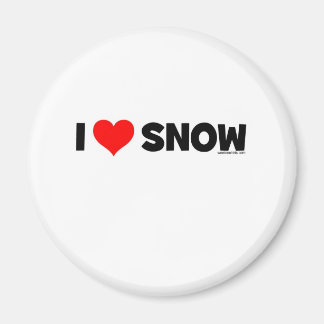 Ik hou van sneeuw magneet