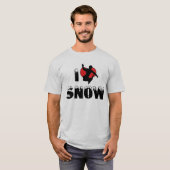 Ik Hou Van Sneeuw T-Shirt (Voorkant volledig)