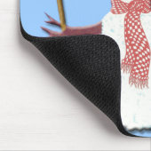 Ik hou van sneeuwdagen! Mousepad Muismat (Hoek)