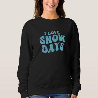 Ik hou van sneeuwdagen  Sneeuwdag ondersteuner Sne Trui