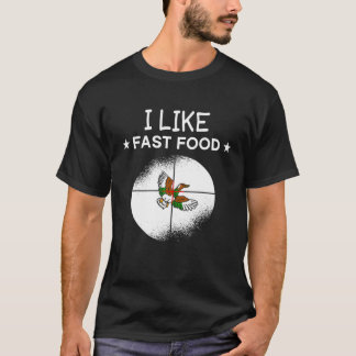 Ik hou van snelle voedselontlasting Hunter Hunter  T-shirt