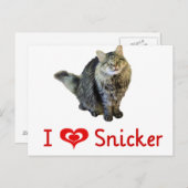 Ik hou van Snicker Briefkaarten (Voorkant / Achterkant)