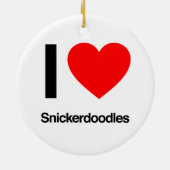 ik hou van snickerdoekjes keramisch ornament (Achterkant)