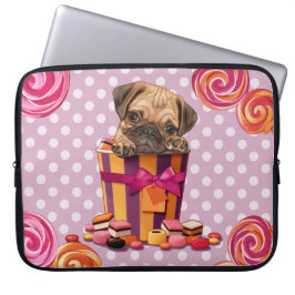 Ik hou van snoep laptop sleeve