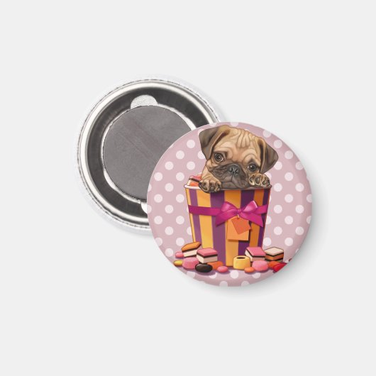 Ik hou van snoep magneet (Voorkant / Achterkant)