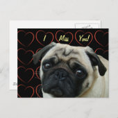 Ik hou van snoepjes met hart briefkaart (Voorkant / Achterkant)