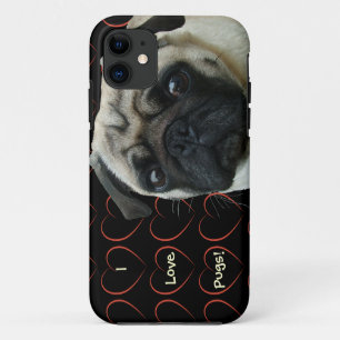 Ik hou van snoepjes met hart iPhone 11 hoesje