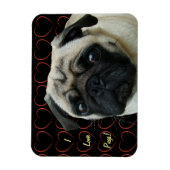 Ik hou van snoepjes met hart Flexible Magnet Magneet (Verticaal)